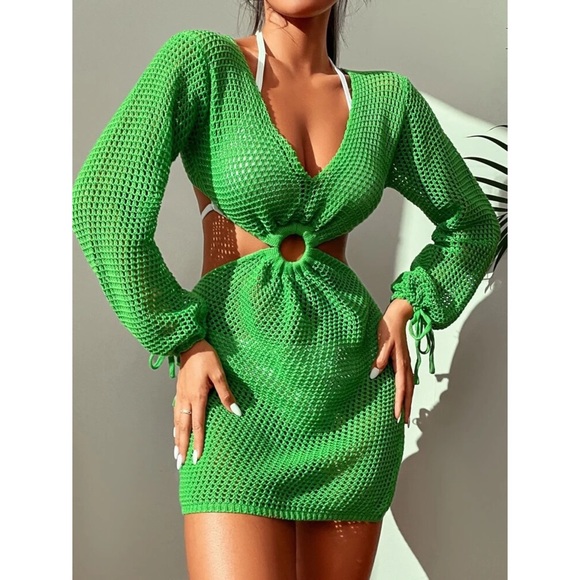 Mile High Clozet Other - Constance Cut-Out Ring Linked Cover Up Dress